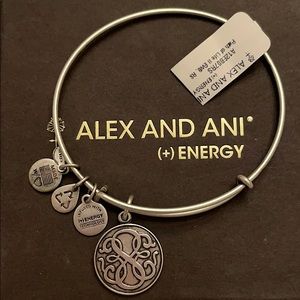 Silver Alex and Ani path of life bracelet